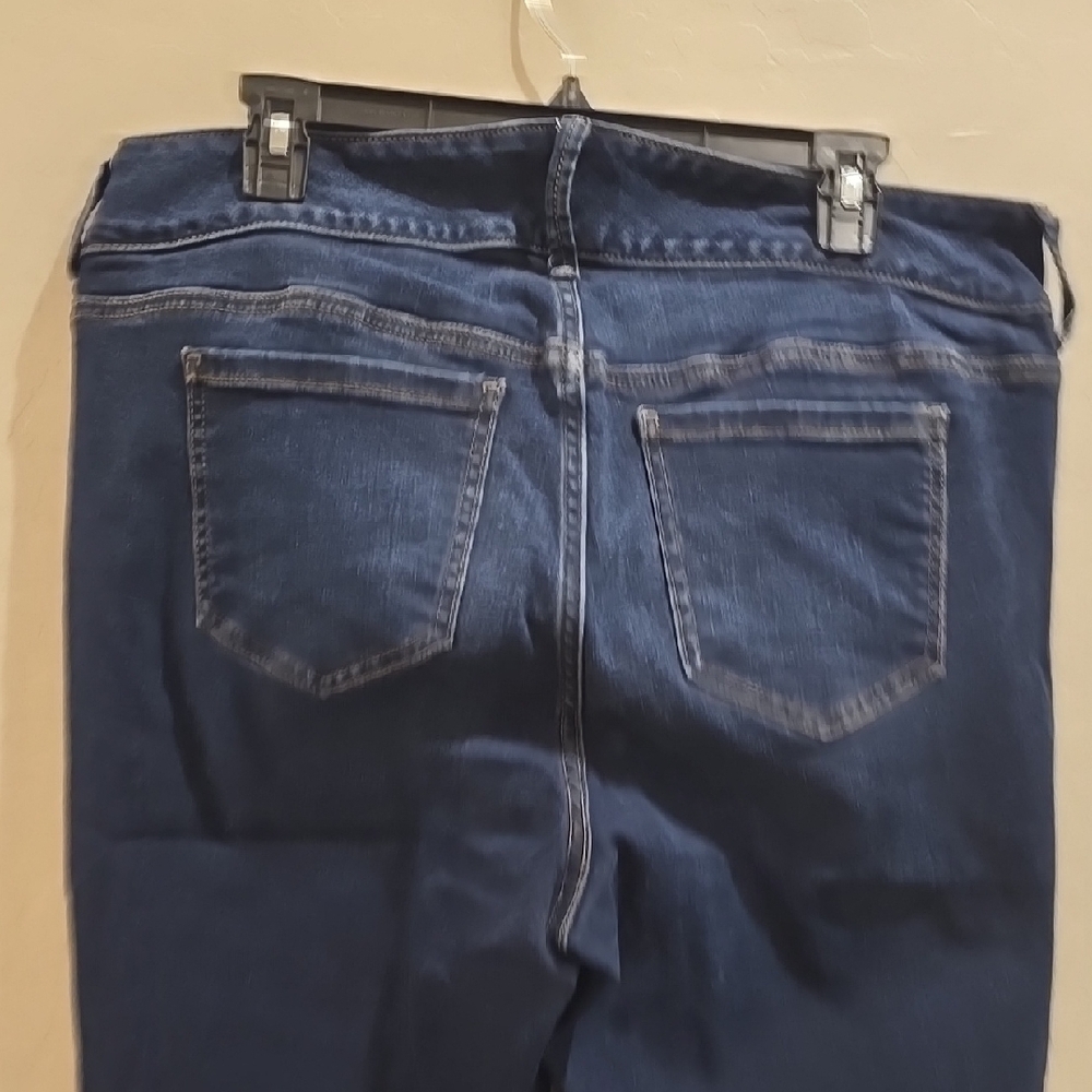 Torrid Dark Blue Distressed Ankle Jeans - Picture 5 of 8